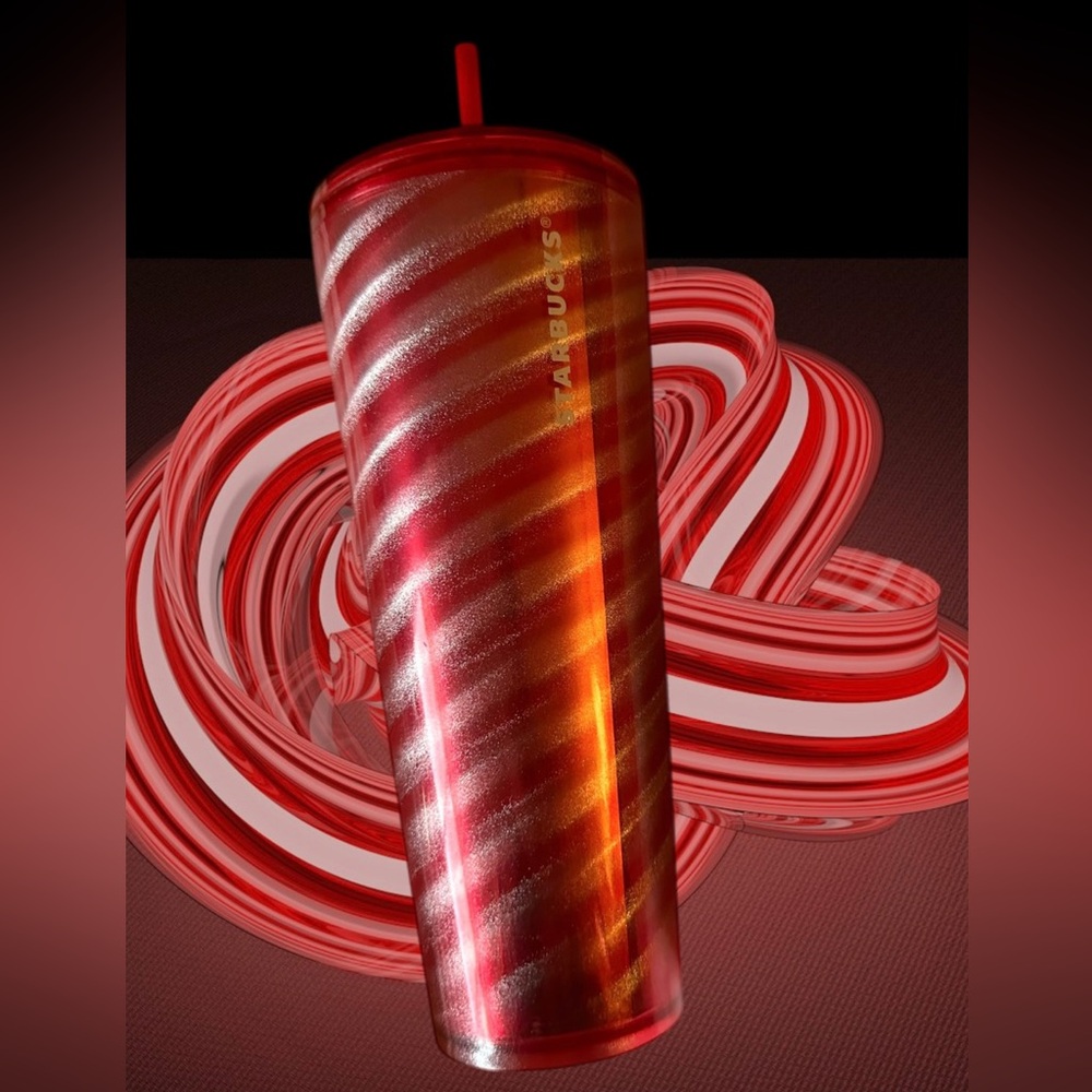 Starbucks 2023 “Peppermint Swirl” Holiday Venti Cold Cup  NWOT